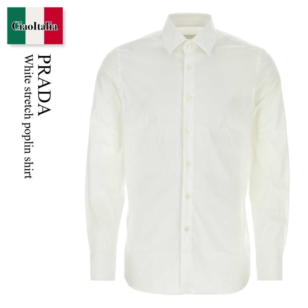 楽天市場】プラダ PRADA シャツ メンズ サイズ39 ホワイト UCN314 1XV2