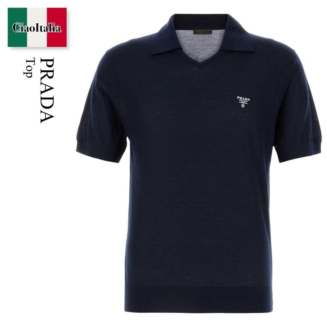 楽天市場】PRADA プラダ Cotton Polo Shirts ポロシャツ Tシャツ