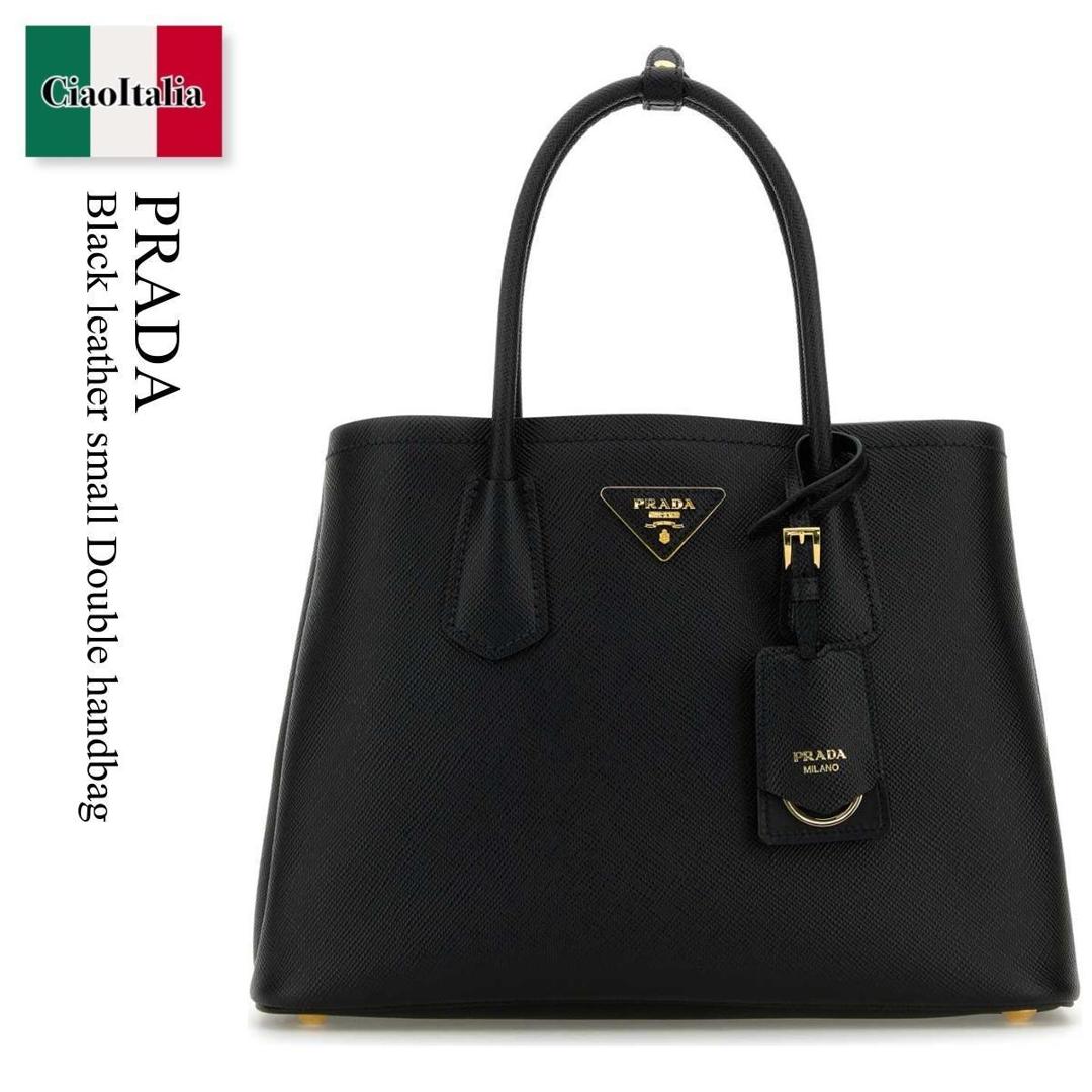 【極美品】PRADA プラダ 2wayバッグ　ハンドバッグ　ショルダーバッグ 極美品✨ PRADA ブラックレザー ハンドバッグ ショルダーバッグ