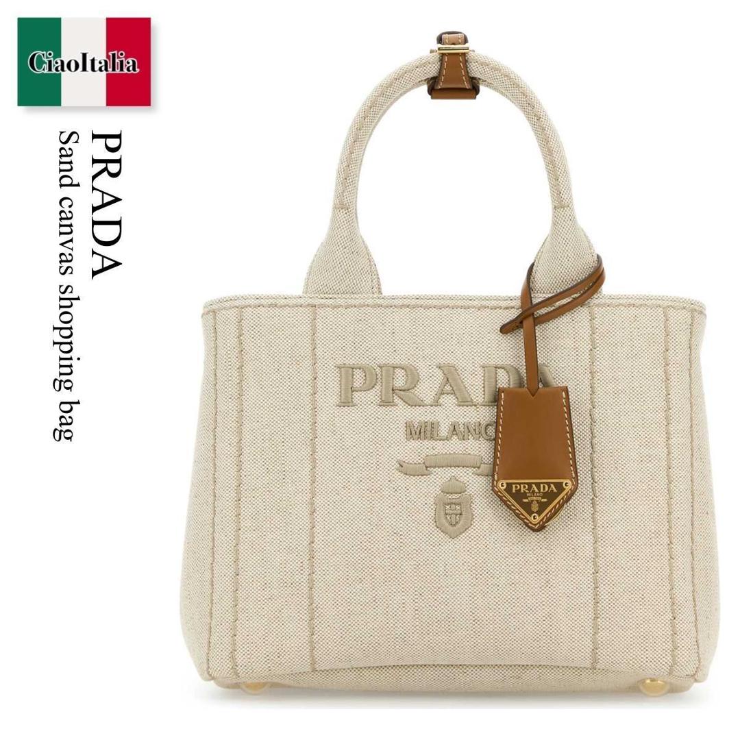 PRADA キャンバスエコバッグ PRADA ブラック エコバッグ キャンバス - メルカリ