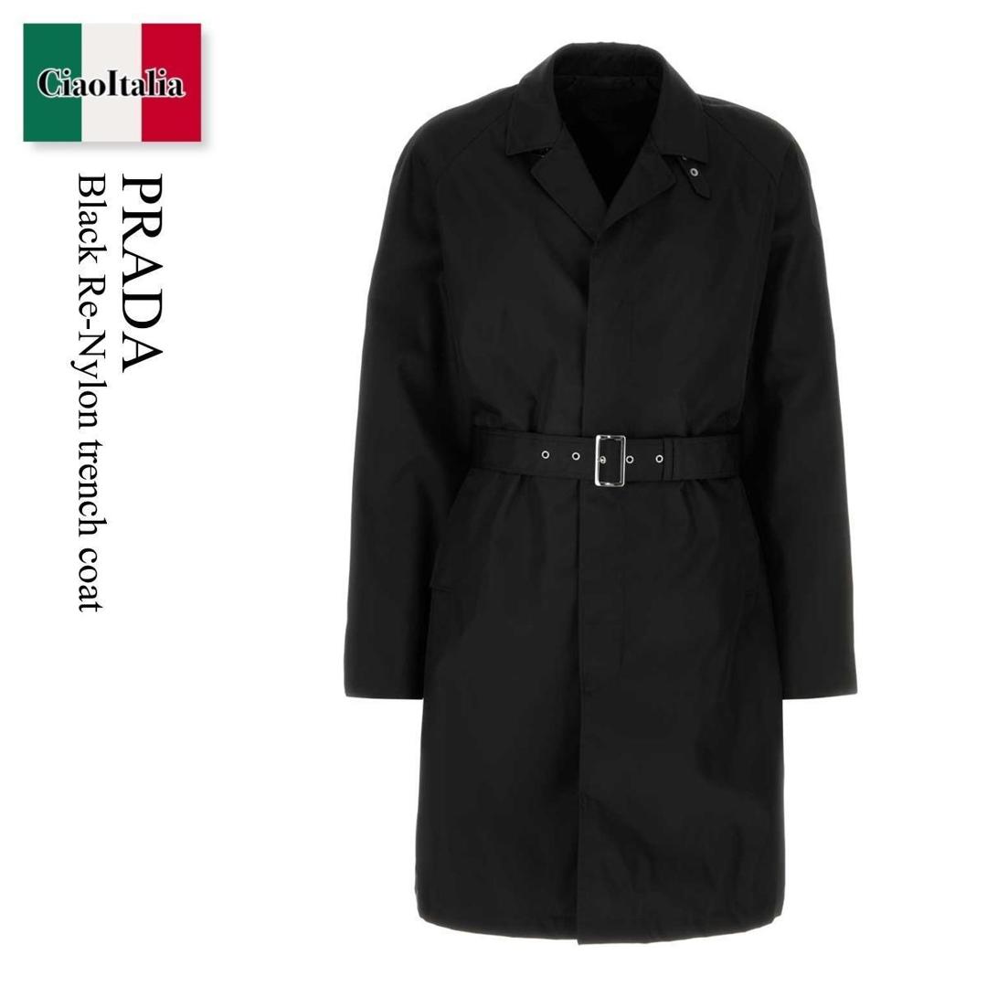 新作☆【PRADA】リナイロン製キルティングコート PRADA (プラダ) 22AW RE-NYLON リナイロン トライアングル