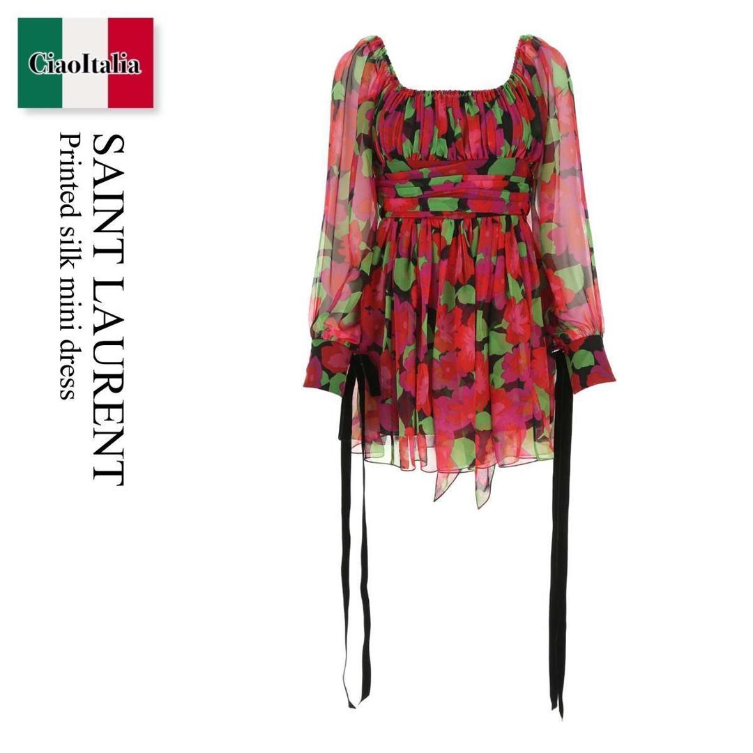 楽天市場】SAINT LAURENT サンローラン ワンピース 701248 Y6E71