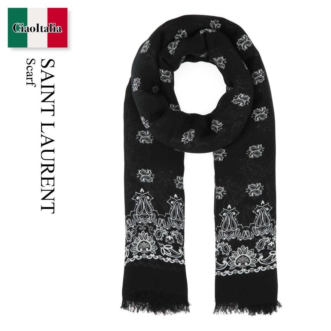 サンローラン ストール 楽天市場】SAINT LAURENT サンローラン ストール FOULARD 715870