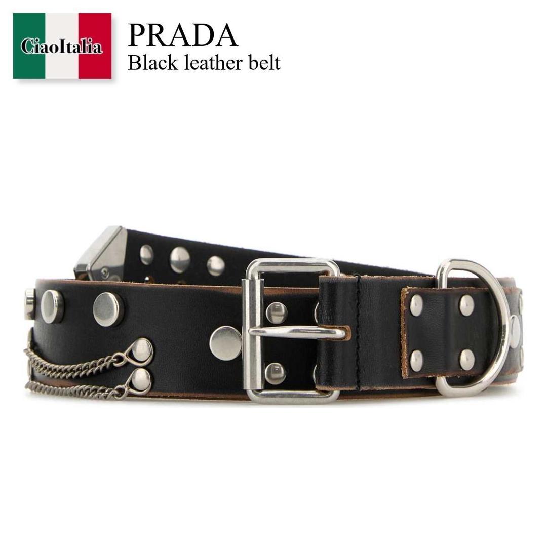 楽天市場】PRADA プラダ トライアングル ロゴ プレート レザーメッシュ