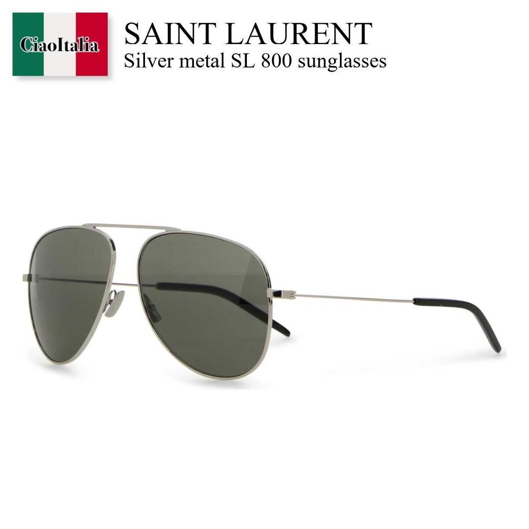 【数量限定・在庫限り・早い者勝ち！】 サンローラン / Saint Laurent Silver Metal Sl 800 Sunglasses / 822262 Y9969 / 822262 Y9969 8100 / 822262Y9969 / 822262Y9969 8100 / 822262Y99698100 / サングラス