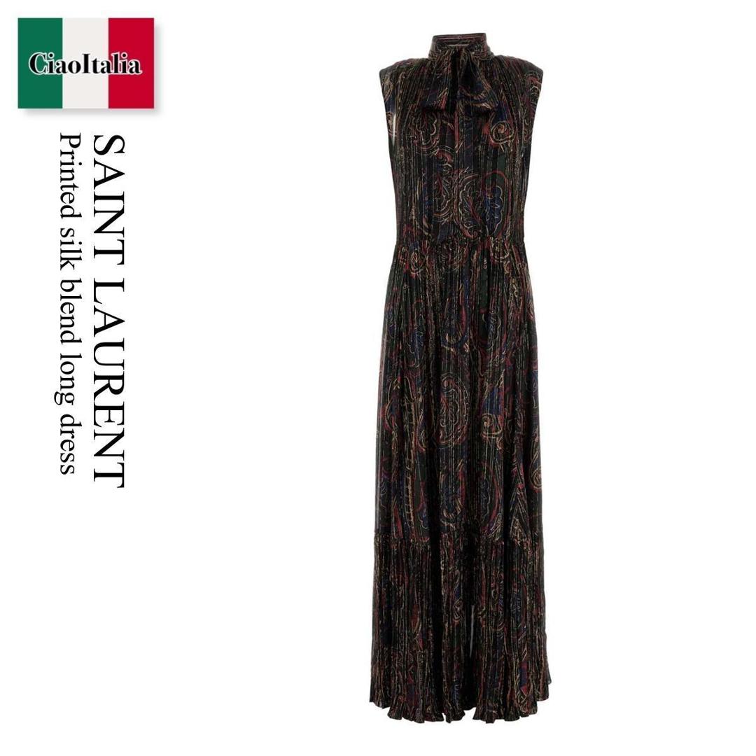 楽天市場】SAINT LAURENT サンローラン ワンピース 720879 Y7F98