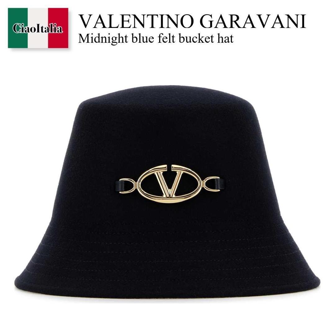 楽天市場】ヴァレンティノ 帽子 ロゴ バケットハット ブラック