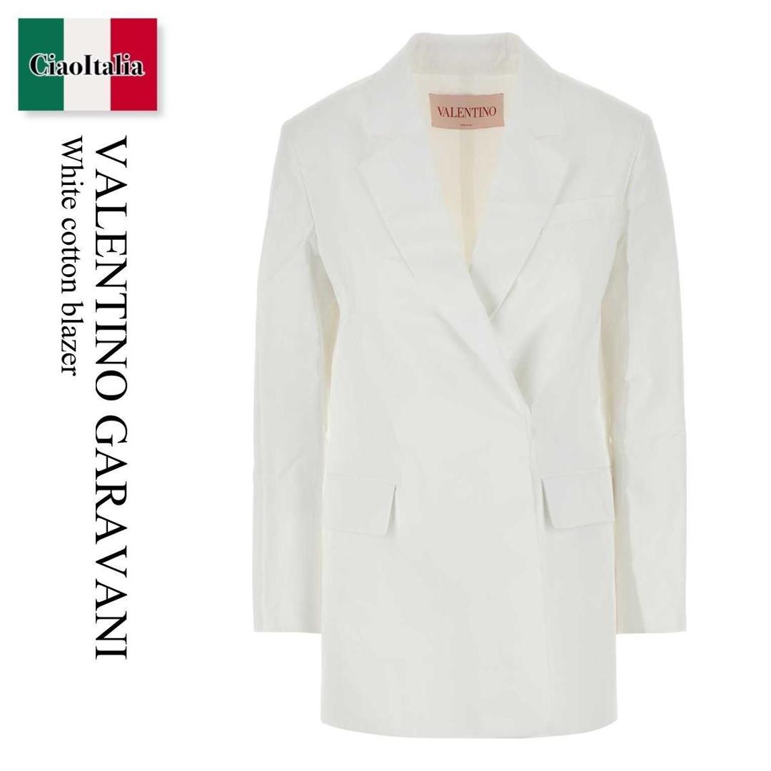 【数量限定・在庫限り・早い者勝ち！】 バレンチノ / Valentino Garavani White Cotton Blazer / 4B0CE3K35DN / 4B0CE3K35DN 001 / 4B0CE3K35DN001 / ジャケット｜Ciao Italia