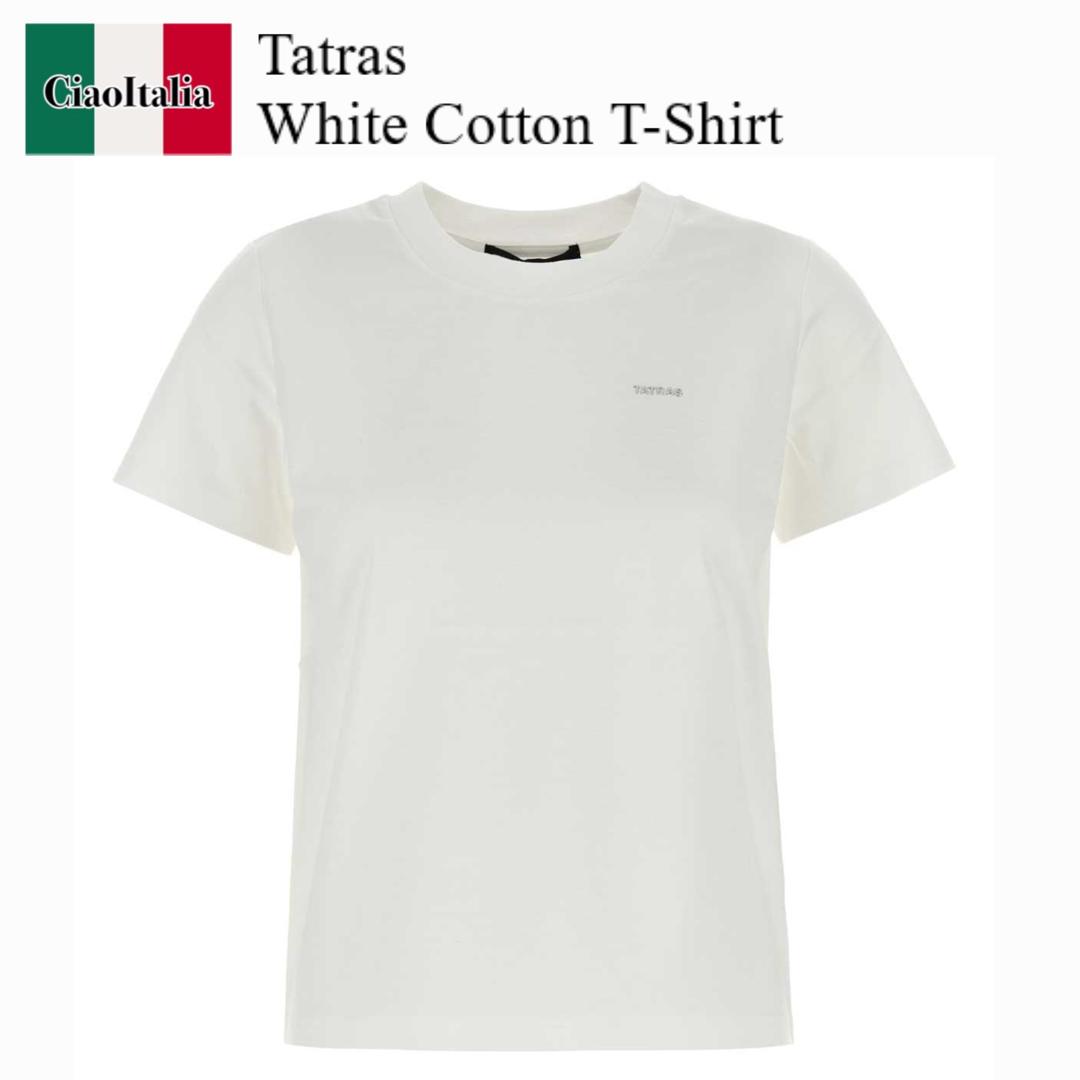 【数量限定・在庫限り・早い者勝ち！】 タトラス / Tatras White Cotton T-Shirt / LTAT24S8610M / LTAT24S8610M 10 / LTAT24S8610M10 / Tシャツ・カットソー 25,156円
