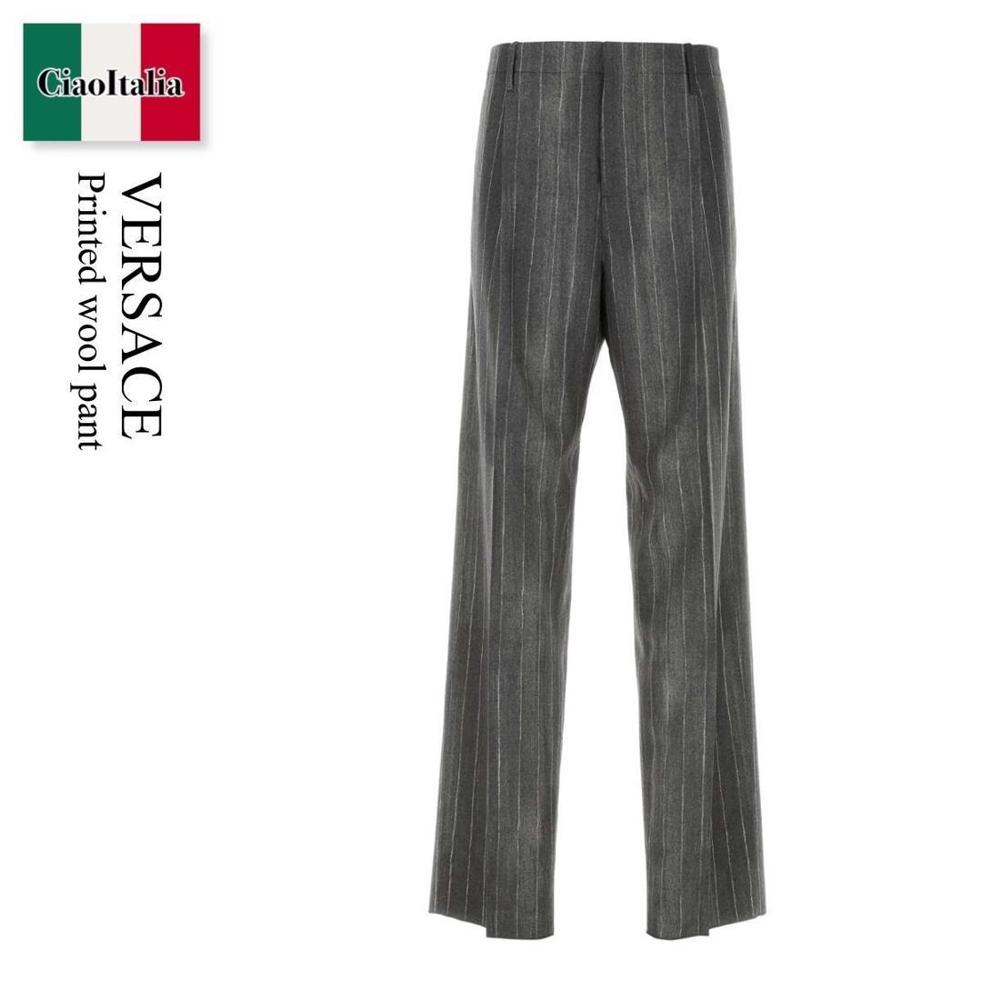 【数量限定・在庫限り・早い者勝ち！】 ヴェルサーチェ / Versace Printed Wool Pant / 10067 141A04624 / 10067 141A04624 5B040 / 10067141A04624 / 10067141A04624 5B040 / 10067141A046245B040 / パンツ・ボトムスその他｜Ciao Italia