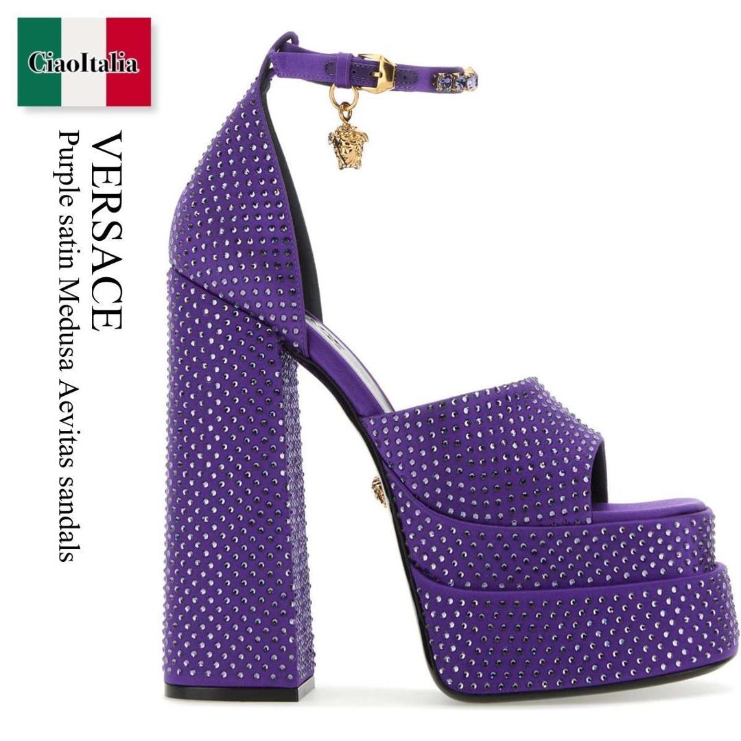 ○★新品 未使用 VERSACE メドゥーサ ビギー クリスタル ミュール 楽天市場】VERSACE ヴェルサーチ メドゥーサ ビギー