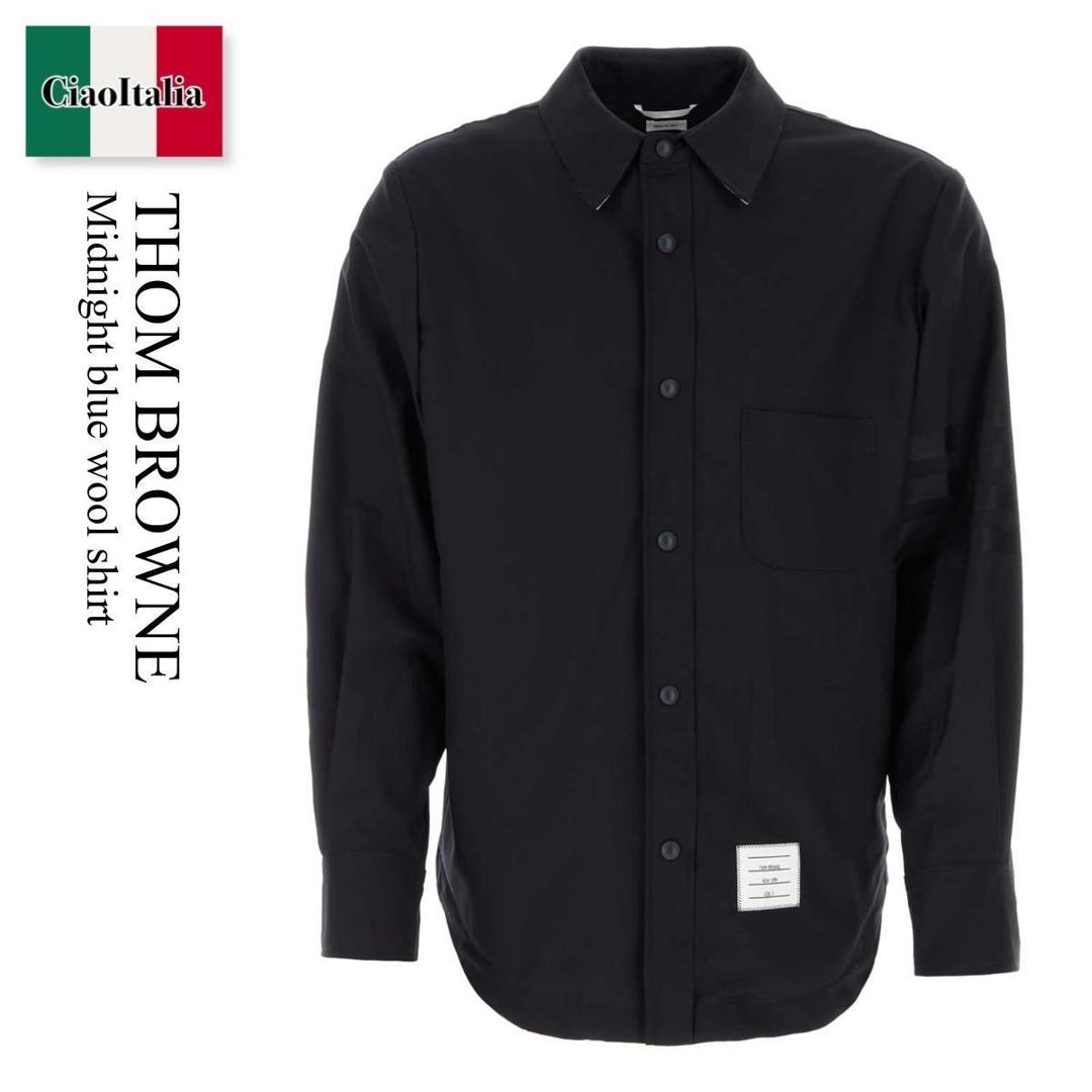 THOM コレクション BROWNE トムブラウン トリコロール 長袖シャツ XL