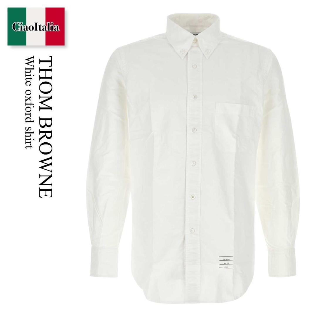 トムブラウンTHOM BROWNE. 長袖シャツ BAR ホワイト 白 楽天市場】トムブラウン THOM BROWNE シャツ メンズ 長袖