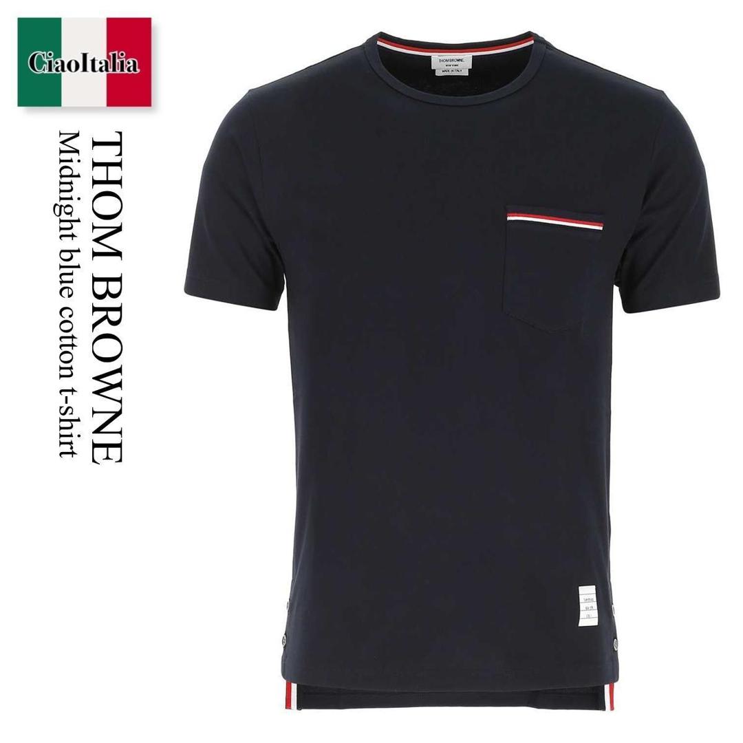 楽天市場】トムブラウン THOM BROWNE Tシャツ メンズ 半袖 サイド裾