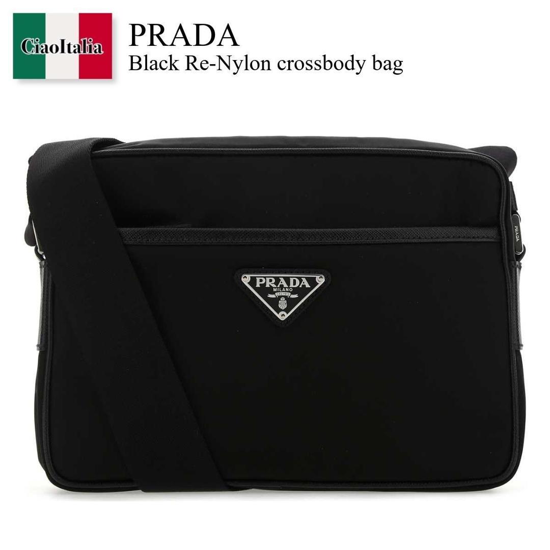 【分量制限事項・店卸し資産区分線・早め者勝利！】 プラダ / かばん / 鞄 / Prada Black Re-Nylon Crossbody Bag / 2VH048 F0002 / 2VH048 VXOO2DMH F0002 / 2VH048VXOO2DMH / 2VH048VXOO2DMH F0002 / 2VH048VXOO2DMHF0002 / ショルダーバッグ バッグ-メンズバッグ-バッグ・小物・ブランド雑貨