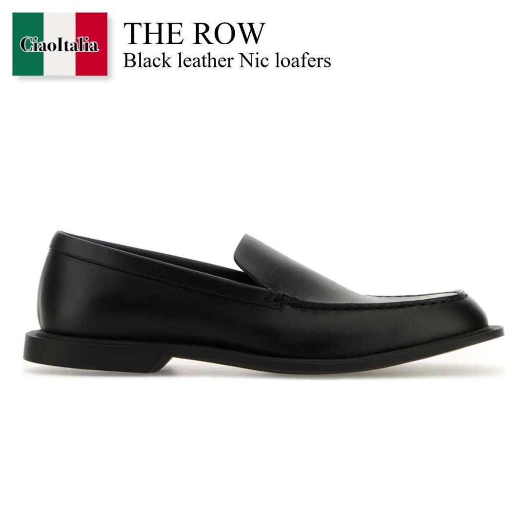 【関税込み】The Row ブラック Classic ローファー Soft Loafer レザー ブラック – The Row