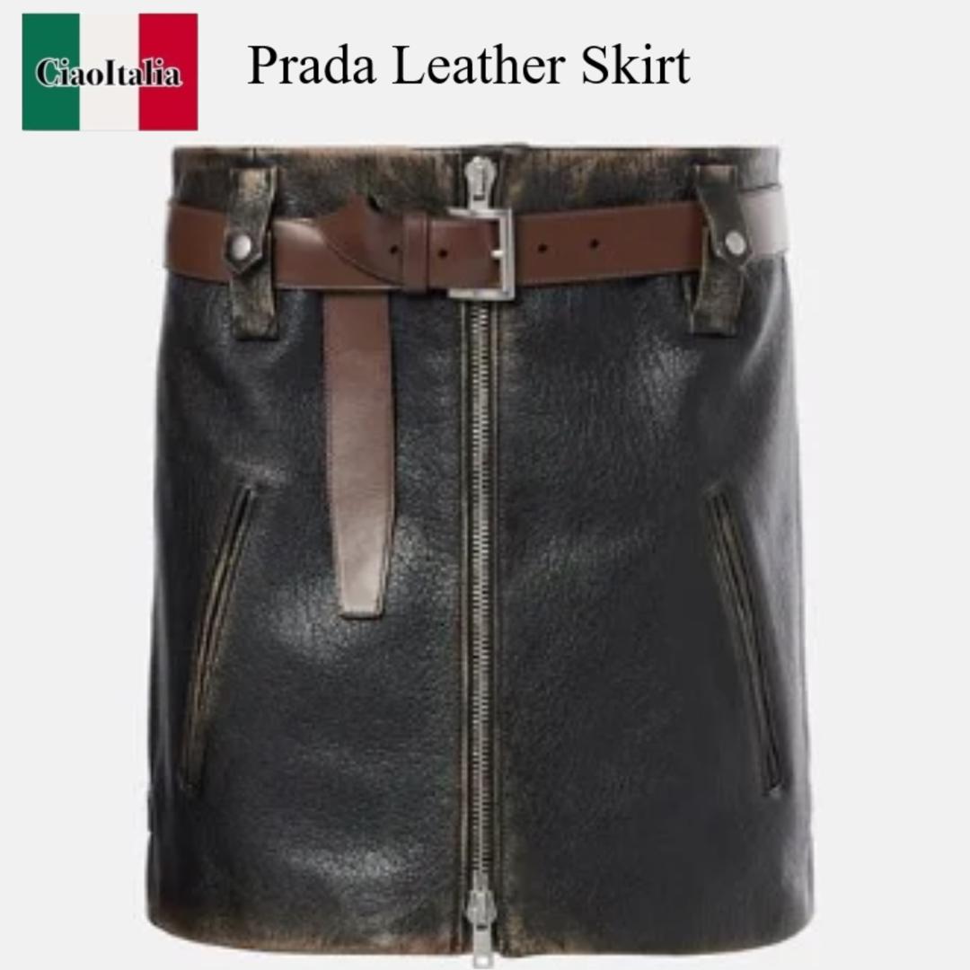 楽天市場】PRADA プラダ スカート 21X926 1WQ8 レディース ミニ