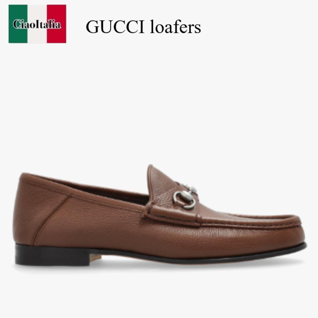 【数回着用】GUCCI メンズ モカシン デッキシューズ 26cm GUCCI - グッチ GUCCI ローファー モカシン シューズ ホース