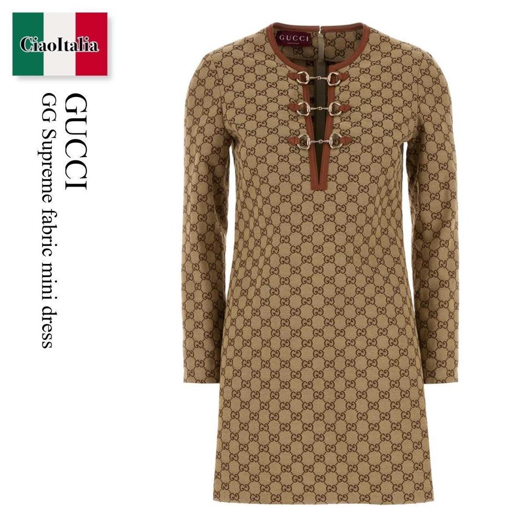 【数量限定・在庫限り・早い者勝ち！】 グッチ / Gucci Gg Supreme Mini Dress / 820404 Z8BZA / 820404 Z8BZA 2190 / 820404Z8BZA / 820404Z8BZA 2190 / 820404Z8BZA2190 / ワンピース