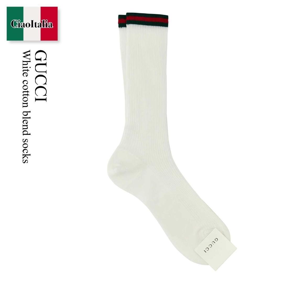 楽天市場】GUCCI グッチ ソックス 496493 4G293 メンズ ロゴ ライン