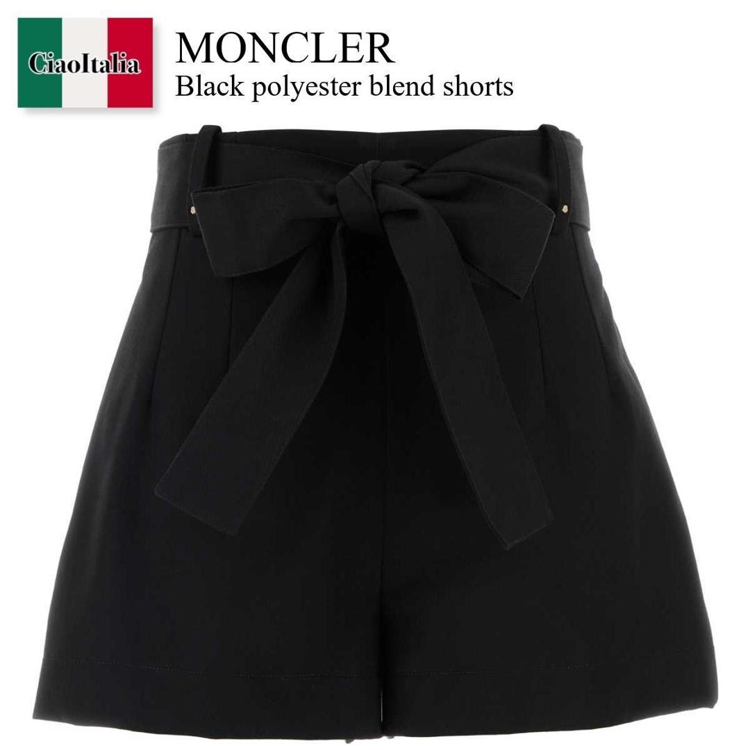 【数量限定・在庫限り・早い者勝ち！】 モンクレール / Moncler Black Polyester Blend Shorts / K10932 999 / K10932 B0001954A36 999 / K10932B0001954A36 / K10932B0001954A36 999 / K10932B0001954A36999 / ショートパンツ｜Ciao Italia