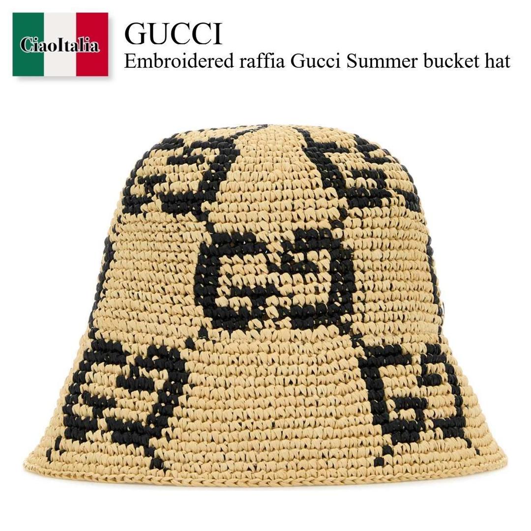 GUCCI デニムバケットハット GG denim bucket hat in light blue | GUCCI® CA