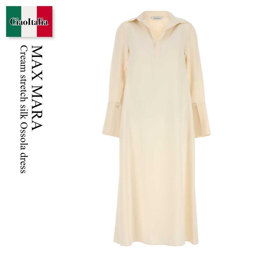 MaxMara ウール カシミヤ タートルネック ニットワンピース M ゼオ] ウール カシミヤ ニット ドレス, dark grey | Max Mara