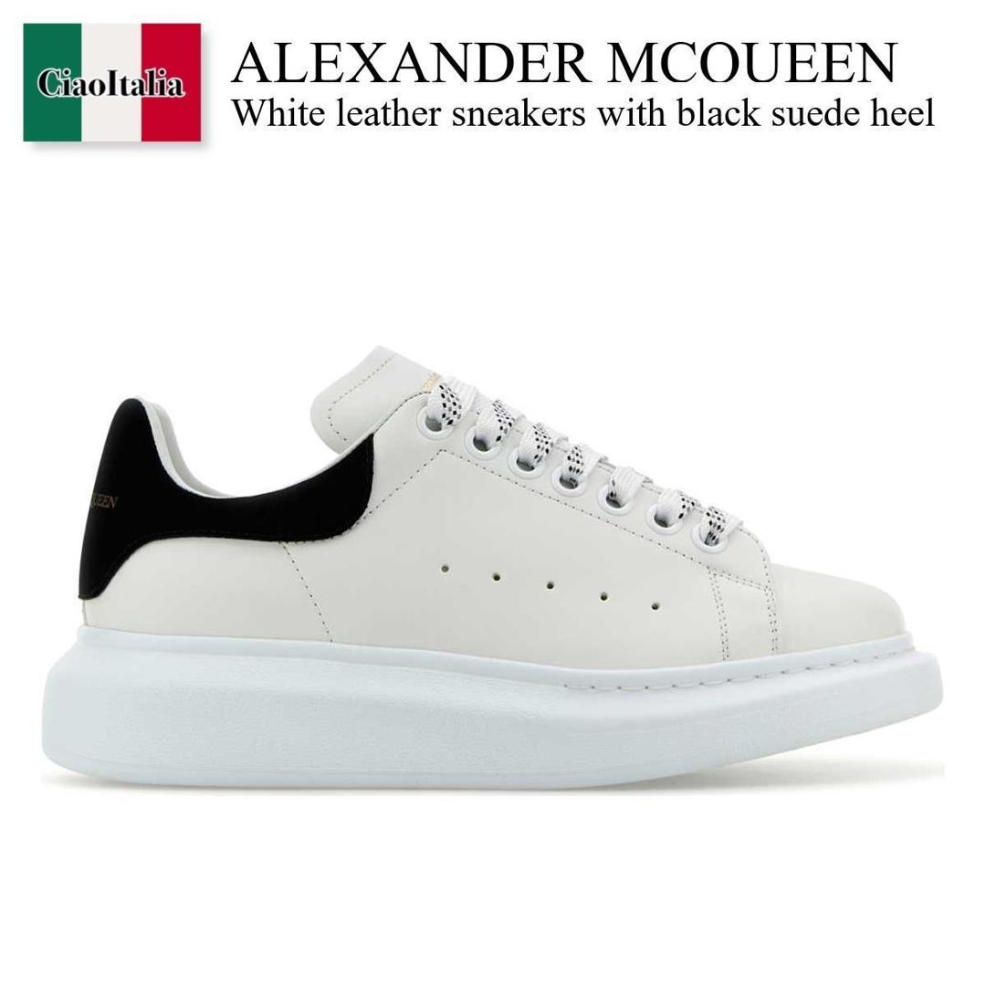 【量目押さえる・店卸し資産極限点・早め者制勝！】 アレキサンダー・マックイーン / Alexander Mcqueen White Leather Sneakers / 553770 WIAIH / 553770 WIAIH 9061 / 553770WIAIH / 553770WIAIH 9061 / 553770WIAIH9061 / スニーカー