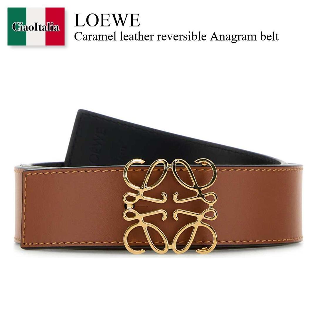 楽天市場】ロエベ LOEWE リバーシブルベルト ブラック レディース