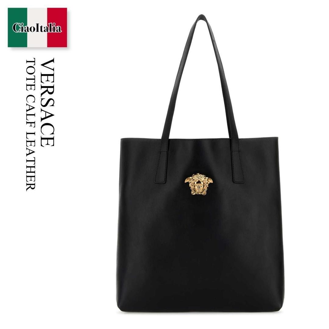 美品】ヴェルサーチ バロッコ アテナ 2way ハンドバッグ ショルダー 黒