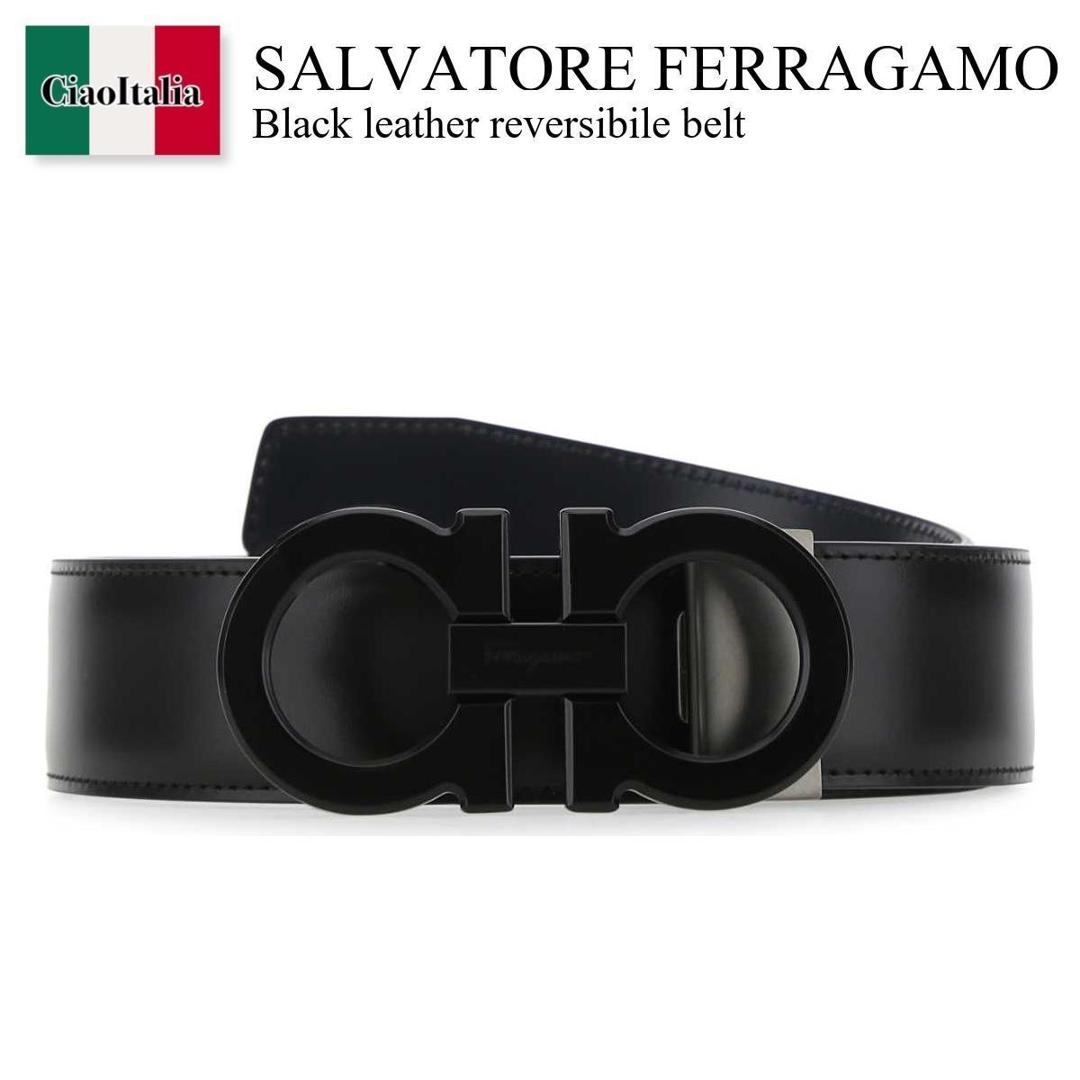 楽天市場】フェラガモ FERRAGAMO リバーシブルベルト ブラック メンズ