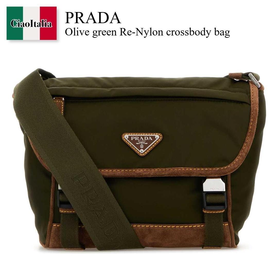 【数量限定・在庫限り・早い者勝ち！】 プラダ / かばん / カバン / Prada Olive Green Re-Nylon Crossbody Bag / 2VD066 F041O / 2VD066 VOBF384 F041O / 2VD066VOBF384 / 2VD066VOBF384 F041O / 2VD066VOBF384F041O / ショルダーバッグ