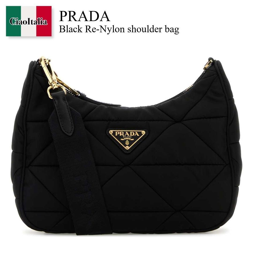 【数量限定・在庫限り・早い者勝ち！】 プラダ / かばん / カバン / Prada Black Re-Nylon Shoulder Bag / 1BC151 F0632 / 1BC151 VD9MRDJN F0632 / 1BC151VD9MRDJN / 1BC151VD9MRDJN F0632 / 1BC151VD9MRDJNF0632 / ショルダーバッグ・ポシェット｜Ciao Italia
