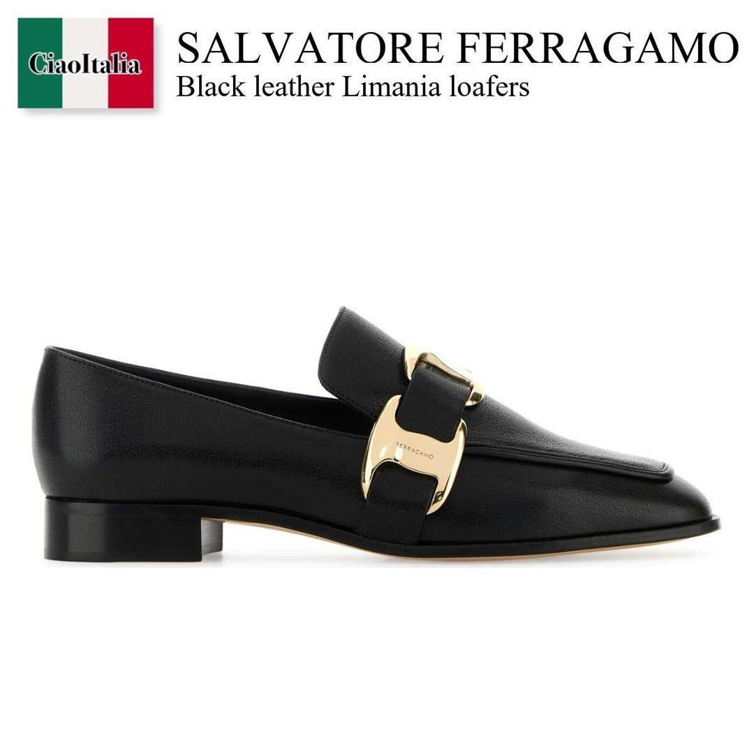 Salvatore Ferragamo 新品未使用品　超美品！ ブラックドレス Salvatore Ferragamo フェラガモ FERRAGAMO 二つ折り財布 ワンダ