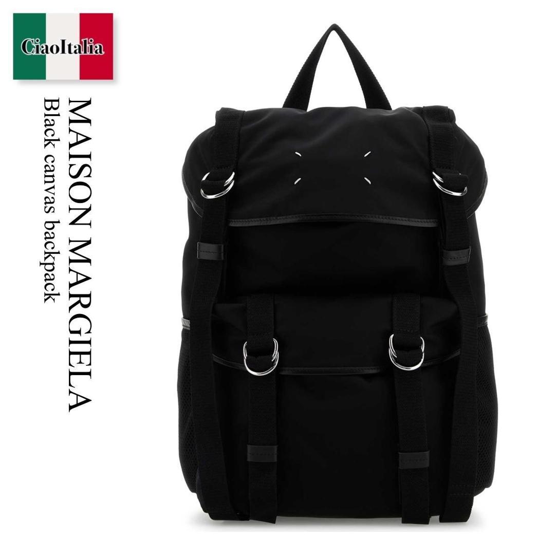【数量限定・在庫限り・早い者勝ち！】 メゾン マルジェラ / かばん / カバン / Maison Margiela Black Canvas Backpack / SB1WA0016 P6763 / SB1WA0016 P6763 T8013 / SB1WA0016P6763 / SB1WA0016P6763 T8013 / SB1WA0016P6763T8013 / バックパック・リュック