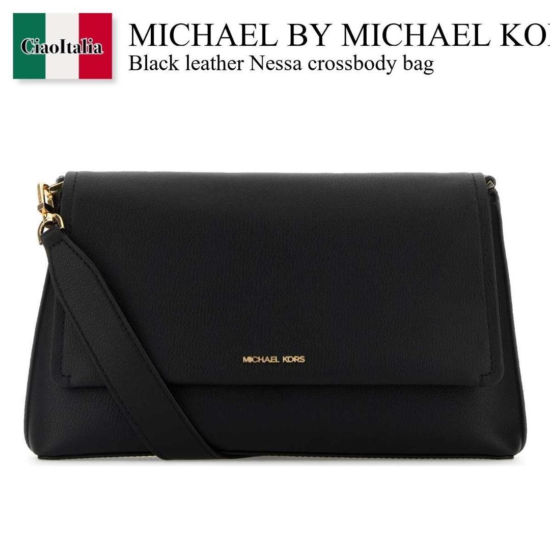 【数量限定・在庫限り・早い者勝ち！】 マイケル・コース / かばん / カバン / Michael By Michael Kors Black Leather Nessa Crossbody Bag / 30T5G8ZM3L / 30T5G8ZM3L BLACK / 30T5G8ZM3LBLACK / ショルダーバッグ・ポシェット｜Ciao Italia