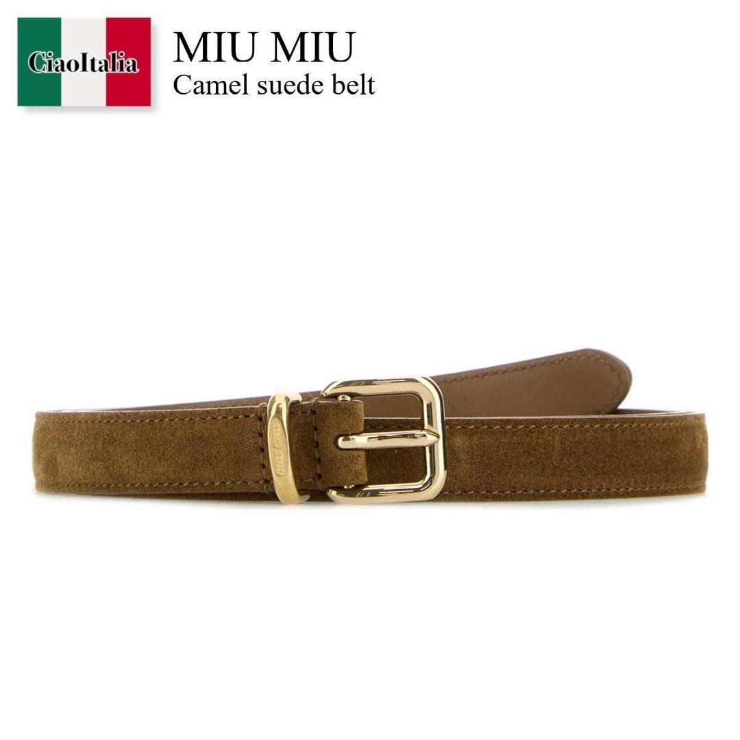 未使用級　miumiu ナッパレザー　ベルト　キャラメル　サイズ70 未使用級 miumiu ナッパレザー ベルト キャラメル サイズ70