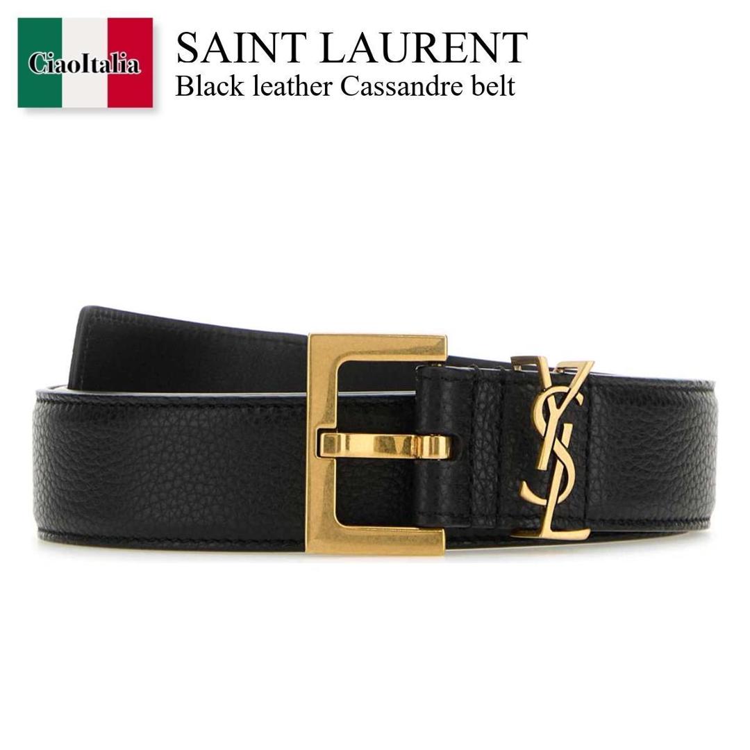 Saint Laurentサンローラン カサンドラ ベルト 612616/DTI0W1000 楽天市場】サンローラン ベルト メンズ SAINT LAURENT ナロー