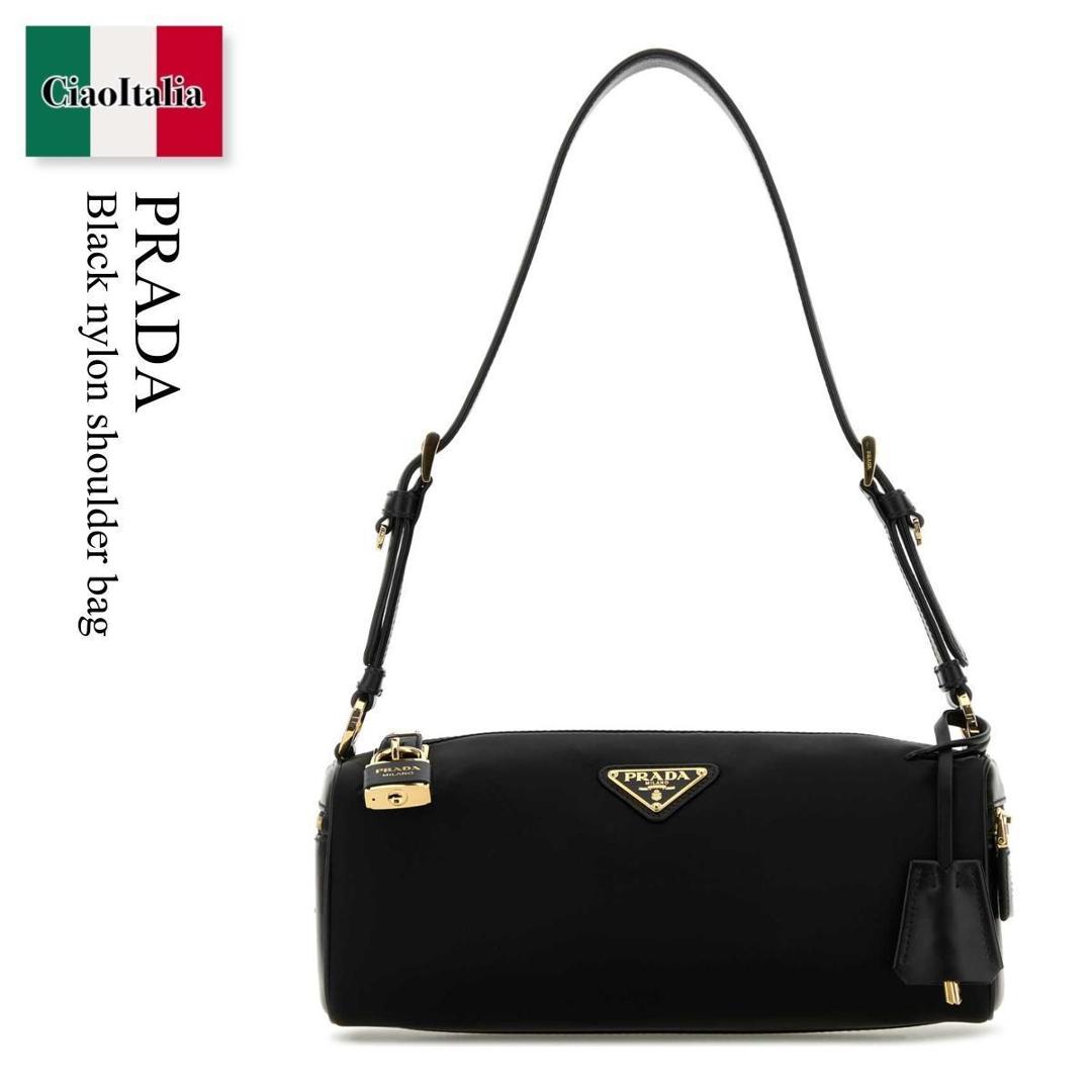 【量目押さえる・店卸し資産極限点・早め者制勝！】 プラダ / かばん / 嚢 / Prada Black Nylon Shoulder Bag / 1BC233 F0002 / 1BC233 VODO2C8Q F0002 / 1BC233VODO2C8Q / 1BC233VODO2C8Q F0002 / 1BC233VODO2C8QF0002 / ショルダーバッグ・ポシェット