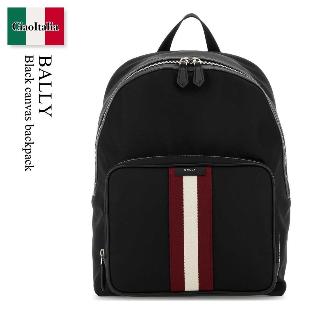 美品 BALLY バリー リュック バックパック Bロゴ ブラック バリー BALLY BALLY バックパック HINGIS.B/10 リュック （BLACK