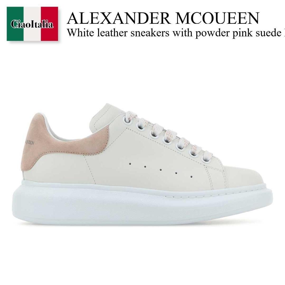 【量目押さえる・店卸し資産極限点・早め者制勝！】 アレキサンダー・マックイーン / Alexander Mcqueen White Leather Sneakers / 553770 WIAIH / 553770 WIAIH 9182 / 553770WIAIH / 553770WIAIH 9182 / 553770WIAIH9182 / スニーカー