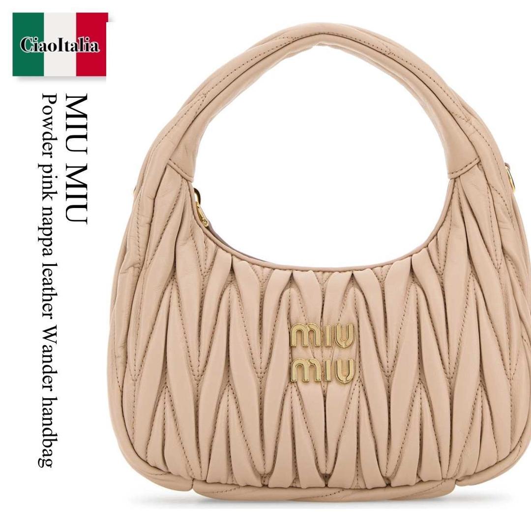楽天市場】MIUMIU ミュウミュウ 巾着ポーチ 5NG005 2B4L レディース 鞄