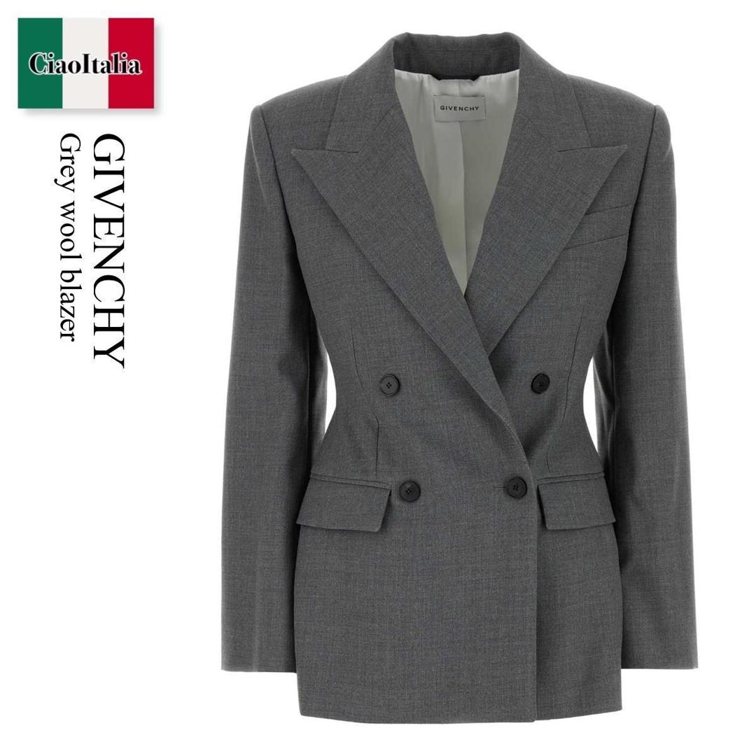 【数量限定・在庫限り・早い者勝ち！】 ジバンシィ / Givenchy Grey Wool Blazer / BW30KW14FU / BW30KW14FU 030 / BW30KW14FU030 / ジャケット