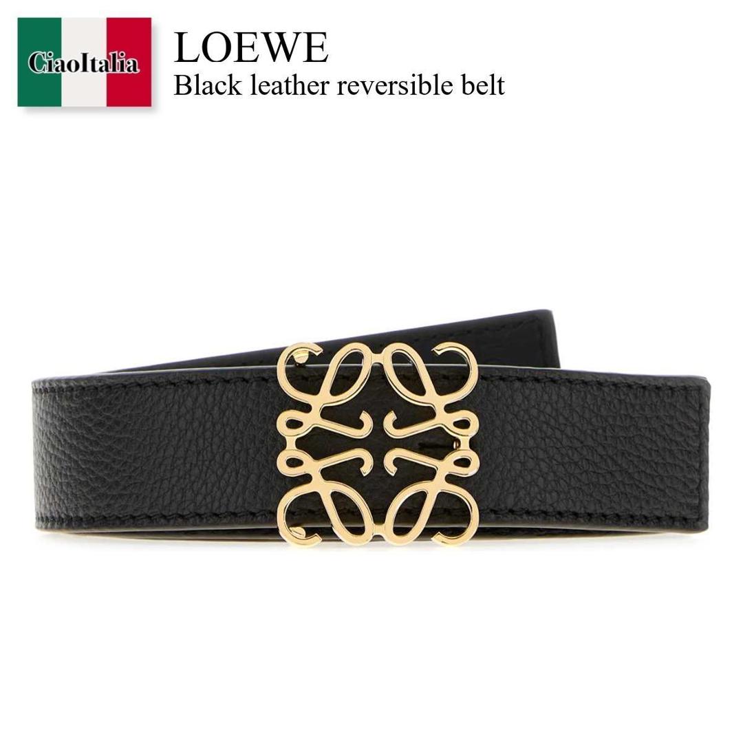 LOEWE ロエベ アナグラム レザー ベルト 【訳あり】 LOEWE ロエベ アナグラムレザーベルト ファッション小物 (LOEWE