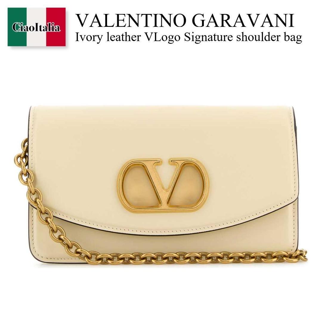 【数量限定・在庫限り・早い者勝ち！】 バレンチノ / かばん / カバン / Valentino Garavani Leather Vlogo Signature Shoulder Bag / 7W2B0R71GCB / 7W2B0R71GCB REN / 7W2B0R71GCBREN / ショルダーバッグ・ポシェット