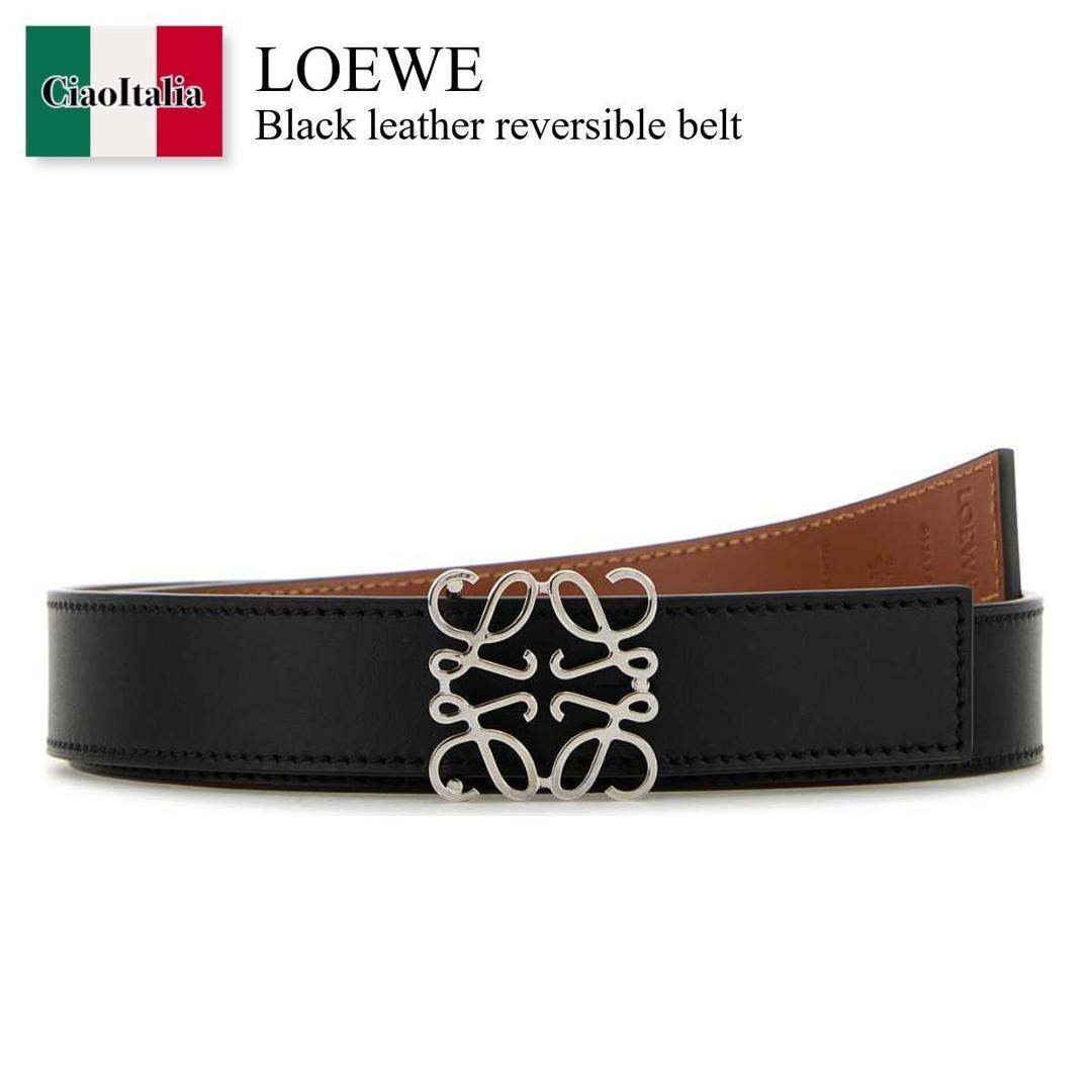 LOEWE　ロエベ　リバーシブル アナグラム ベルト リバーシブル アナグラムキューブ ベルト（スムースカーフ