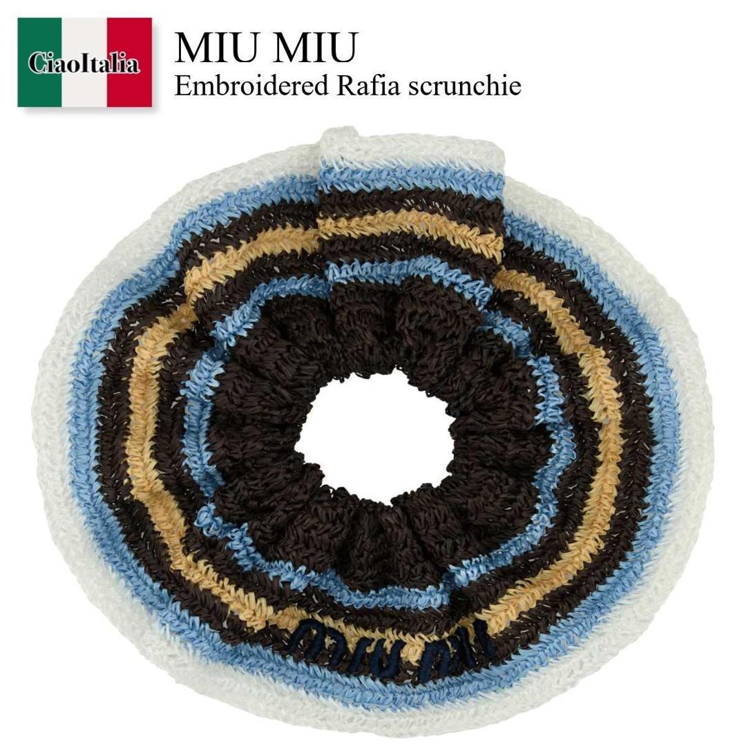 【数量限定・在庫限り・早い者勝ち！】 ミュウミュウ / Miu Miu Embroidered Rafia Scrunchie / 5IF027 F04EM / 5IF027 2CWX F04EM / 5IF0272CWX / 5IF0272CWX F04EM / 5IF0272CWXF04EM / ハット