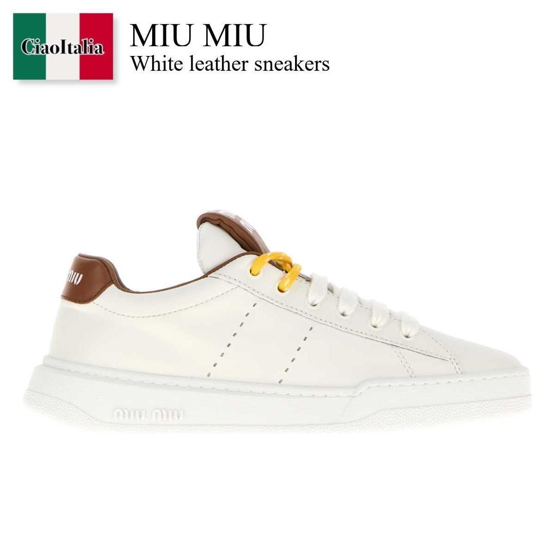 楽天市場】ミュウミュウ miu miu スニーカー ホワイト