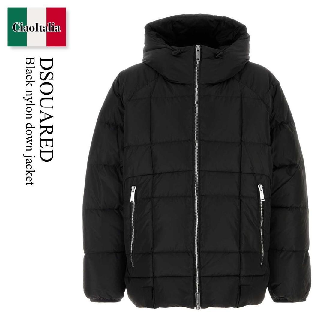 肉厚 定価25万 ディースクエアード ダウンジャケットDSQUARED DSQUARED2 (ディースクエアード) インナーロゴ フルジップ