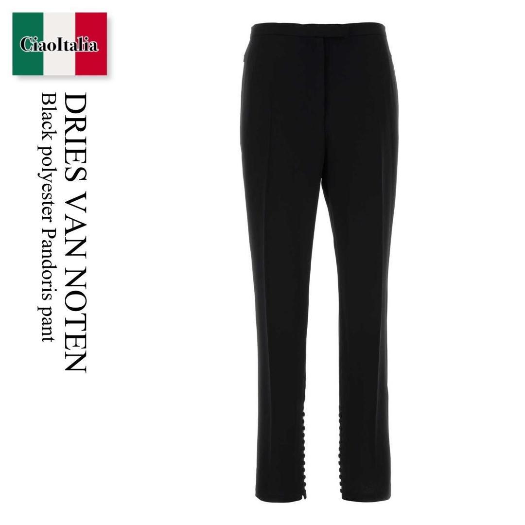 【数量限定・在庫限り・早い者勝ち！】 ドリス ヴァン ノッテン / Dries Van Noten Black Polyester Pandoris Pant / 2520109632190 / 2520109632190 900 / 2520109632190900 / パンツ｜Ciao Italia 46,334円